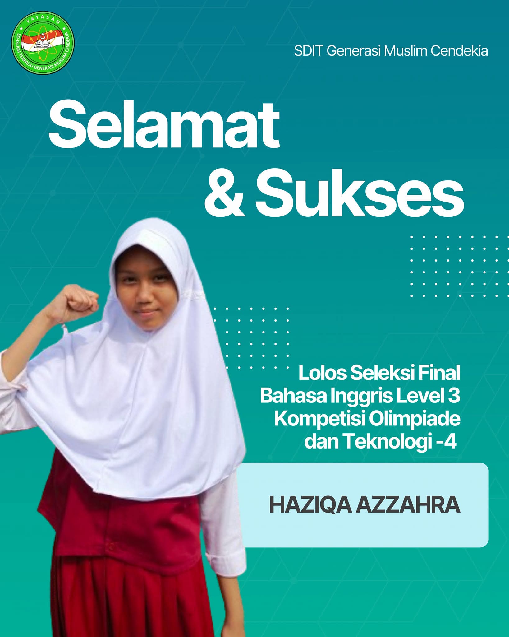 Prestasi Gemilang Haziqa Azzahra